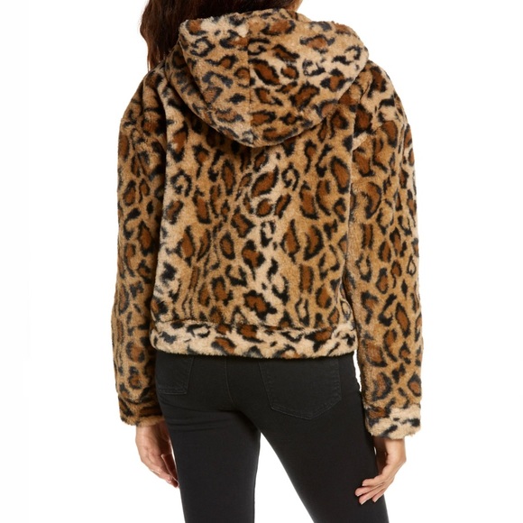 UGG Leopard Faux Fur Mandy Hoodie - Picture 3 of 16
